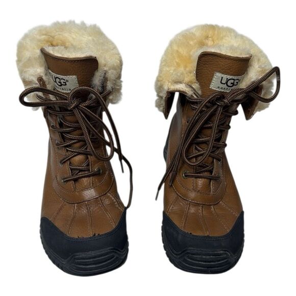 UGG Adirondack Chestnut Leather Boot III. Size 7.5. - Picture 3 of 12